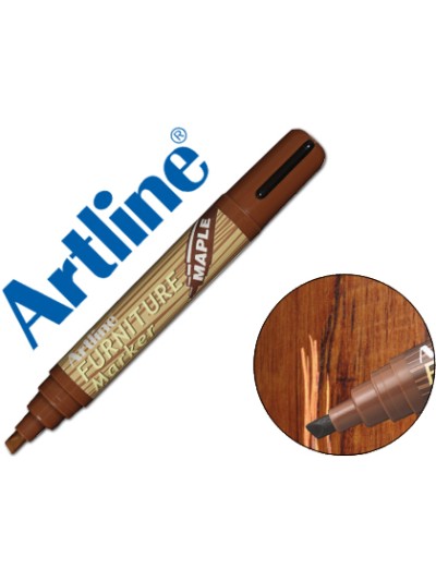 Rotulador artline marcador permanente ek-95 furniture maple-arce punta biselada 2,0-5,0 mm en blister brico
