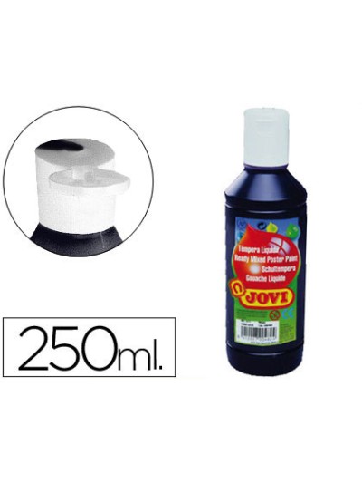 Tempera liquida jovi escolar 250 ml negro