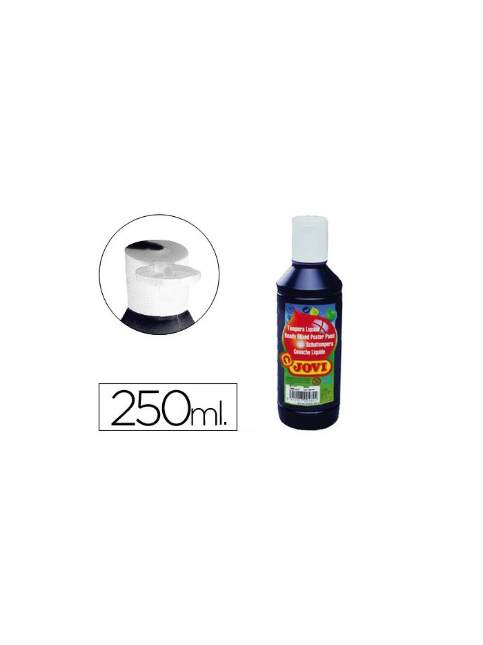 Tempera liquida jovi escolar 250 ml negro Tempera liquida jovi escolar 250 ml negro