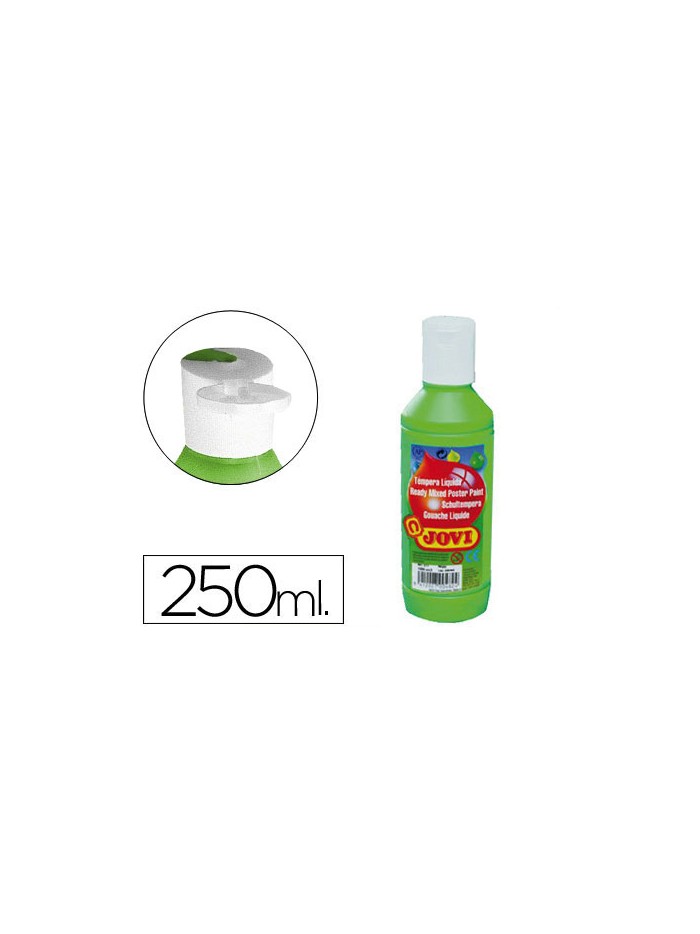 Tempera liquida jovi escolar 250 ml verde medio Tempera liquida jovi escolar 250 ml verde medio