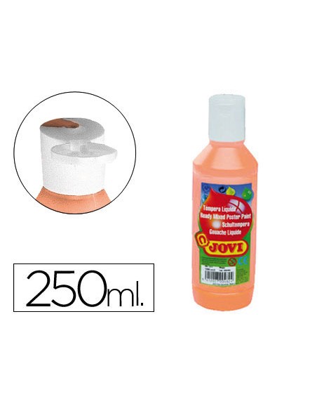 Tempera liquida jovi escolar 250 ml carne