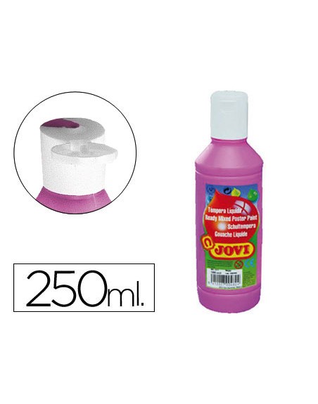 Tempera liquida jovi escolar 250 ml magenta