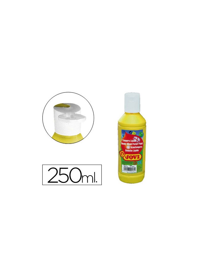 Tempera liquida jovi escolar 250 ml amarillo Tempera liquida jovi escolar 250 ml amarillo