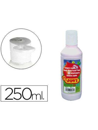 Tempera liquida jovi escolar 250 ml blanco