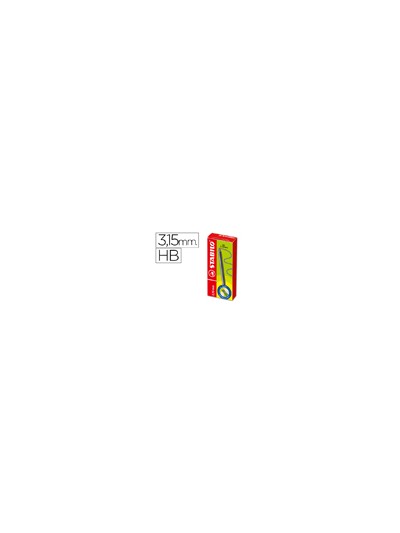 Minas stabilo easy ergo grafito hb 3,15 mm caja de 6 minas