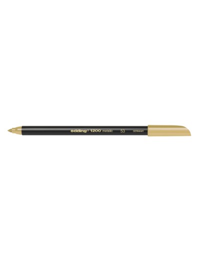 Rotulador edding punta fibra 1200 oro n. 53 punta redonda 1-3 mm