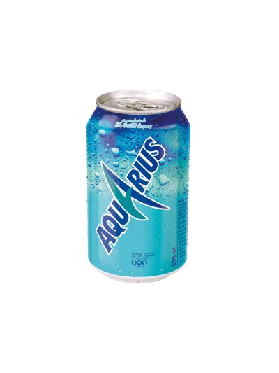 Bebida isotonica aquarius limon lata 330 ml