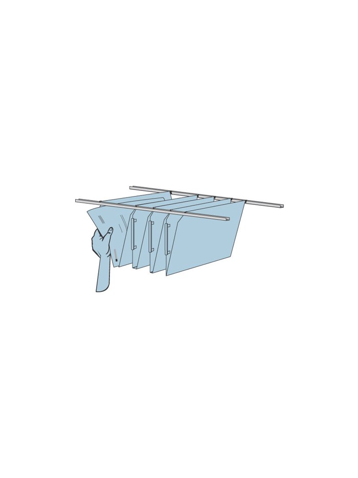 Guias armarios paperflow carpetas colgantes para eoso2r.02 pack de 2 Guias armarios paperflow carpetas colgantes para eoso2r.02 pack de 2