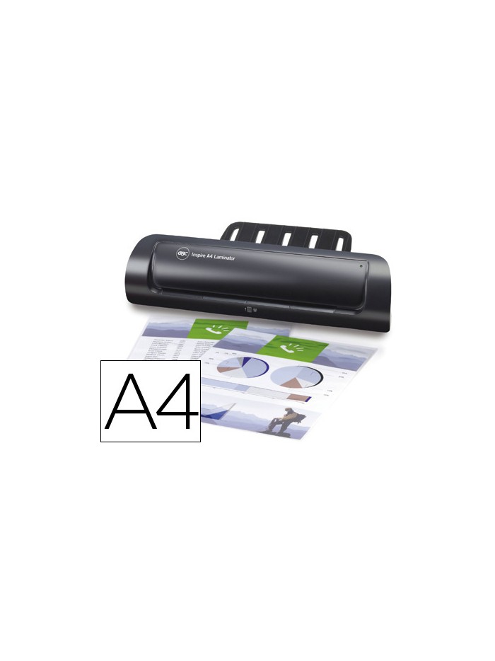 Plastificadora inspire din a4 2 rodillos hasta 80 mc Plastificadora inspire din a4 2 rodillos hasta 80 mc