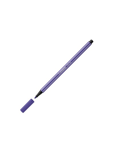 Rotulador stabilo acuarelable pen 68 violeta punta gruesa 1mm