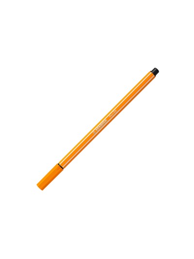 Rotulador stabilo acuarelable pen 68 naranja punta gruesa 1mm