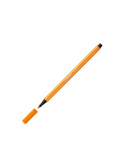 Rotulador stabilo acuarelable pen 68 naranja punta gruesa 1mm