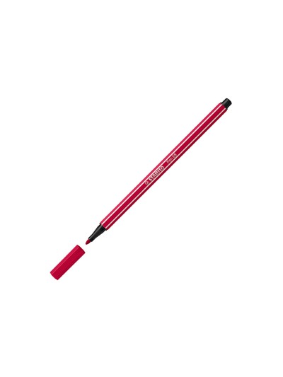 Rotulador stabilo acuarelable pen 68 rojo oscuro punta gruesa 1mm