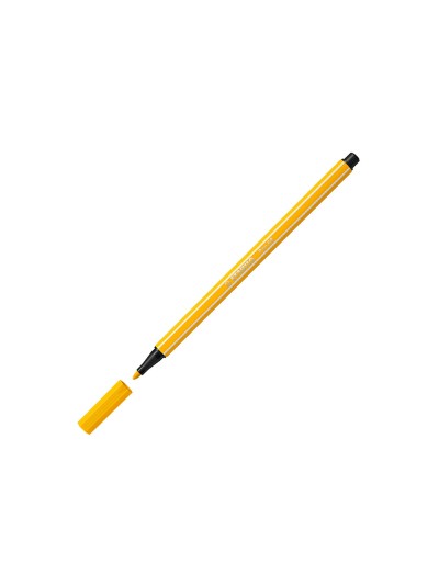 Rotulador stabilo acuarelable pen 68 amarillo limon punta gruesa 1mm