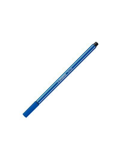 Rotulador stabilo acuarelable pen 68 azul oscuro punta gruesa 1mm
