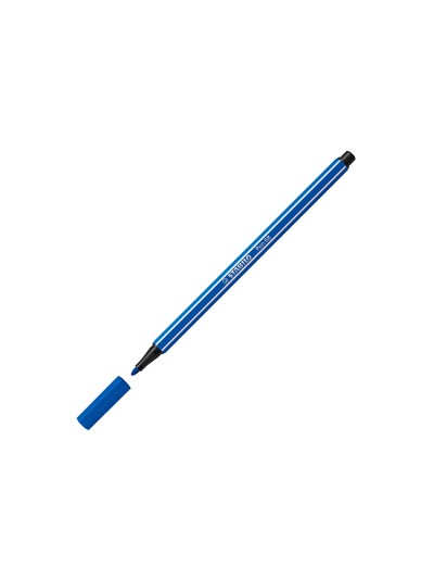 Rotulador stabilo acuarelable pen 68 azul oscuro punta gruesa 1mm