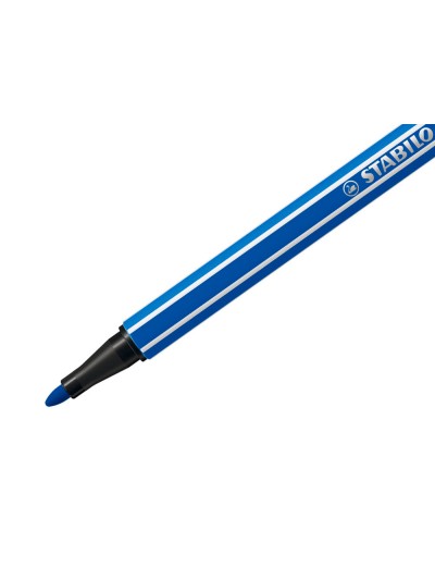 Rotulador stabilo acuarelable pen 68 azul oscuro punta gruesa 1mm