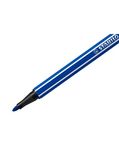 Rotulador stabilo acuarelable pen 68 azul marino punta gruesa 1mm