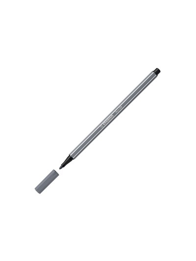 Rotulador stabilo acuarelable pen 68 gris azulado medio punta gruesa 1mm