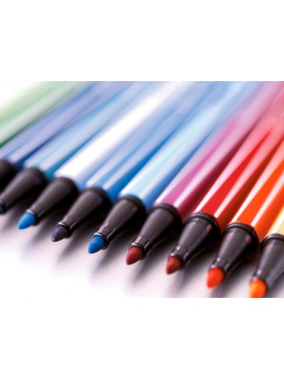 Rotulador stabilo acuarelable pen 68 turquesa punta gruesa 1mm