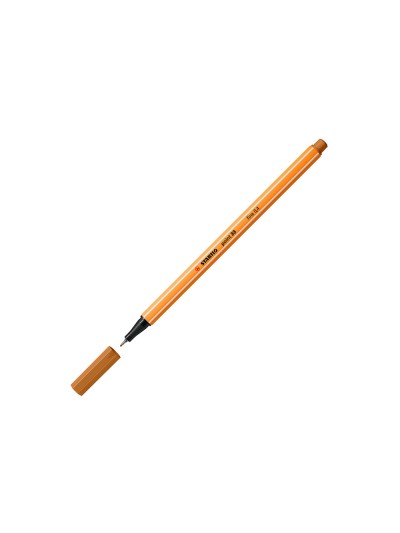 Rotulador stabilo punta de fib ra point 88 ocre oscuro punta fina 0,4mm