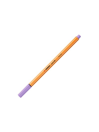 Rotulador stabilo punta de fib ra point 88 lila claro punta fina 0,4mm