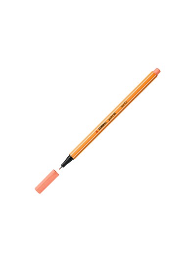 Rotulador stabilo punta de fib ra point 88 albaricoque punta fina 0,4mm
