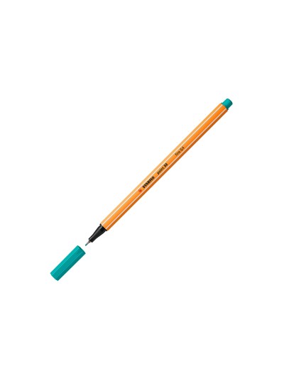 Rotulador stabilo punta de fib ra point 88 verde hielo punta fina 0,4mm