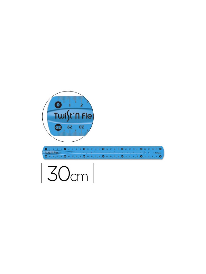 Regla maped plastico flexible de 30 cm colores surtidos Regla maped plastico flexible de 30 cm colores surtidos