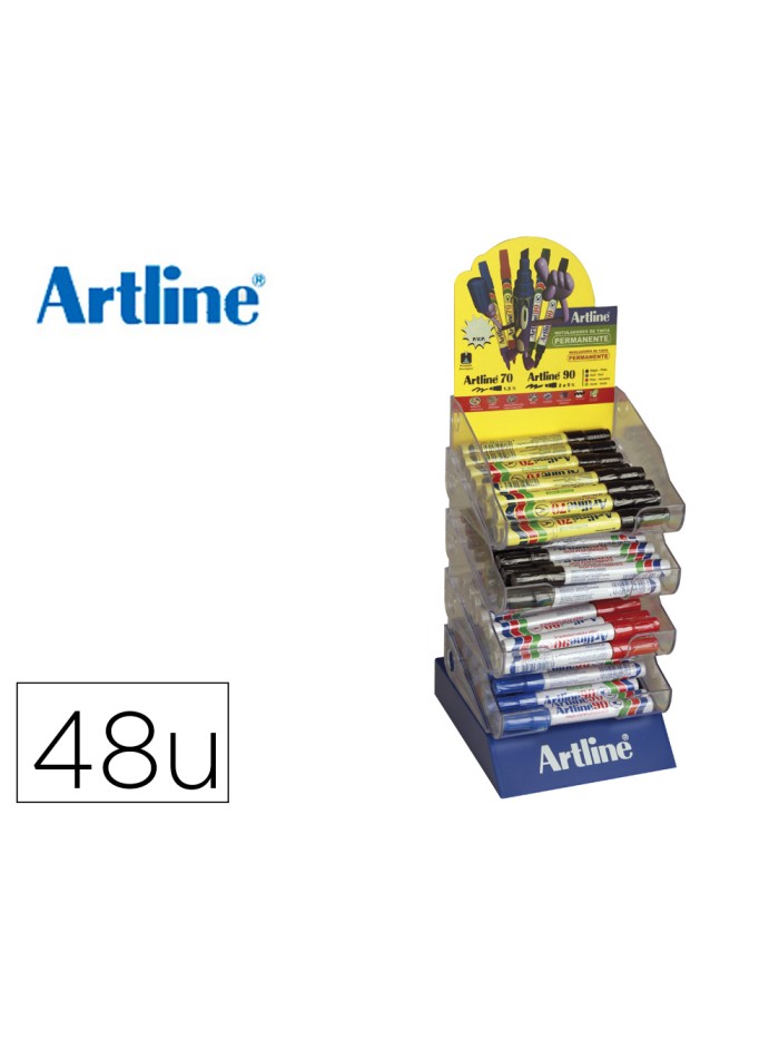 Rotulador artline -expositor de 48 unidades gamas ek-70-ek-90 surtidos Rotulador artline -expositor de 48 unidades gamas ek-70-ek-90 surtidos