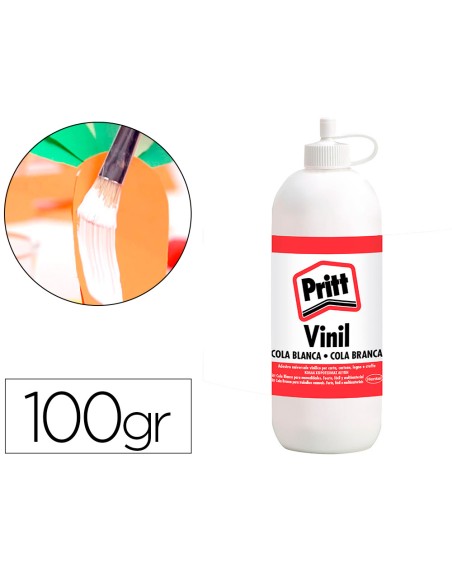 Pegamento cola blanca pritt vinil bote de 100 gr