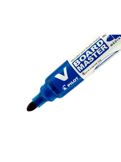 Rotulador pilot v board master para pizarra blanca azul tinta liquida trazo 2,3mm