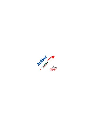 Rotulador artline clix pizarra ek-573a rojo punta retactil redonda 2 mm