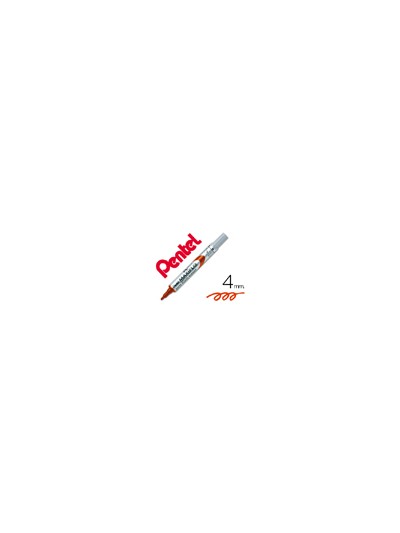 Rotulador maxiflo pentel para pizarra blanca color rojo