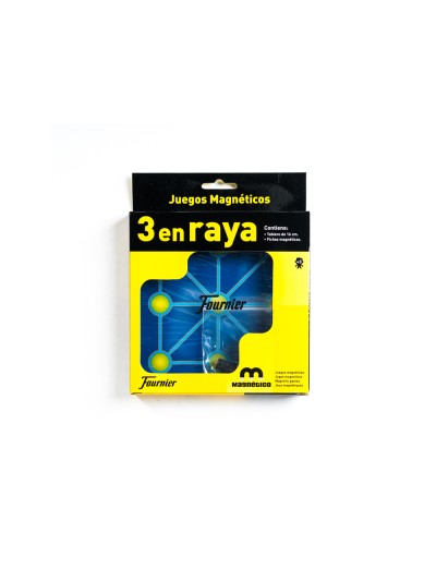 Juegos de mesa tres en raya magnetico 20x16,1x2,5 cm