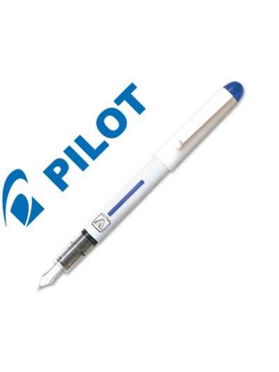 Pluma pilot v pen blanco desechable azul svpn-4wl