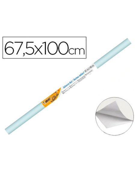 Pizarra blanca velleda adhesiva rollo 100x67,5 cm