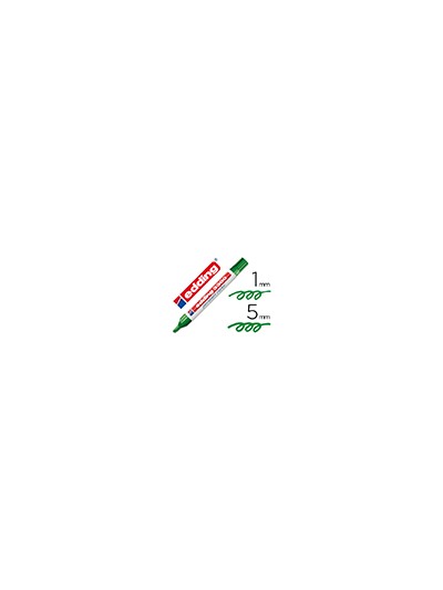 Rotulador edding marcador 3300 n.4 verde punta biselada recargable