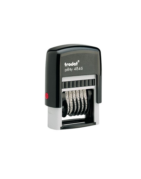 Numerador trodat manual 6 bandas 4 mm