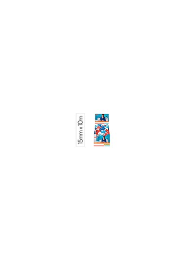 Cinta adhesiva tesa standard con dispensador 10 mt x 15 mm