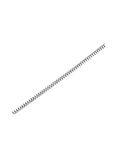 Espiral metalico yosan negro paso 56 4:1 8 mm calibre 1,00 mm