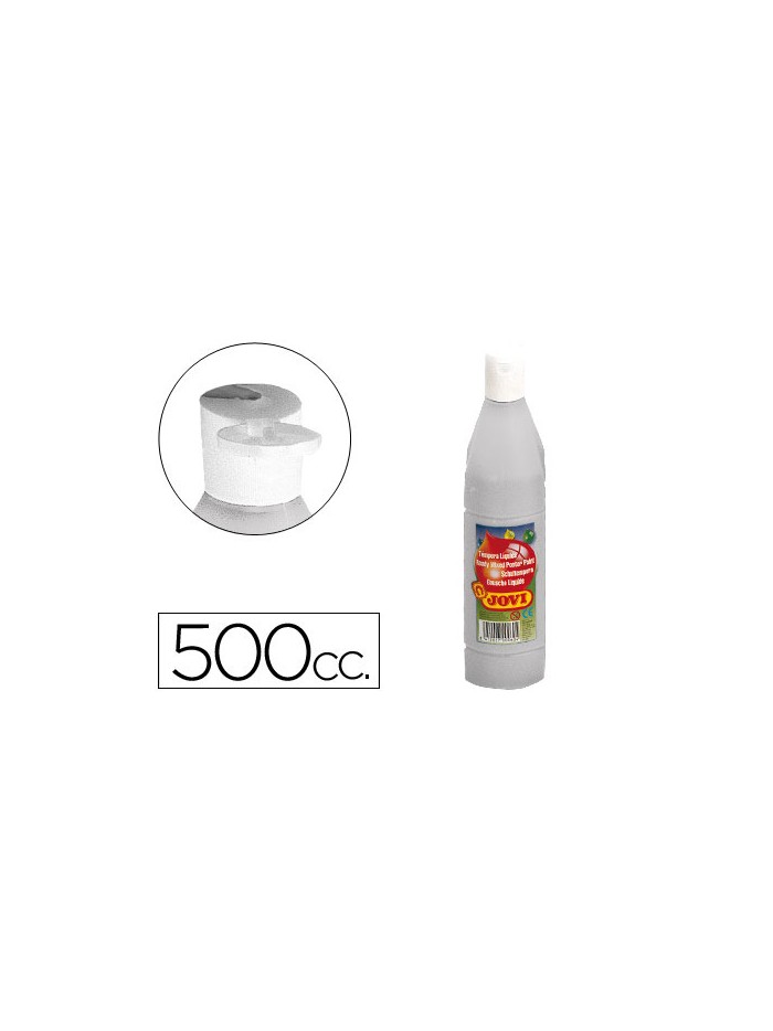 Tempera liquida jovi escolar 500 ml plata Tempera liquida jovi escolar 500 ml plata
