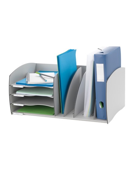 Organizador de armario paperflow gris poliestireno 245x543x340 mm