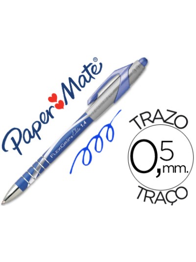 Boligrafo flexgrip elite retractil azul