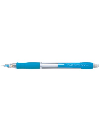 Portaminas pilot super grip celeste 0,5 mm sujecion de caucho