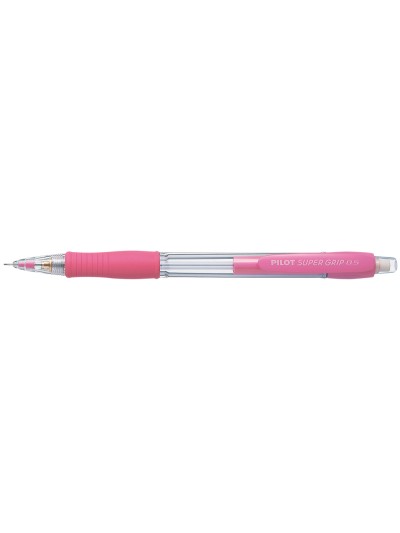 Portaminas pilot super grip rosa 0,5 mm sujecion de caucho