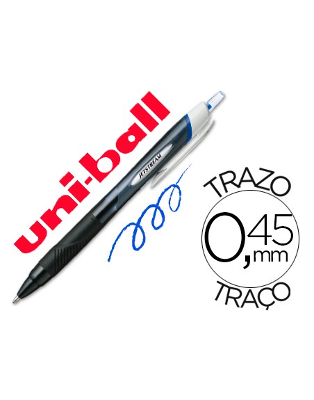 Boligrafo uni-ball jet stream sport sxn-150 tinta hibrida azul