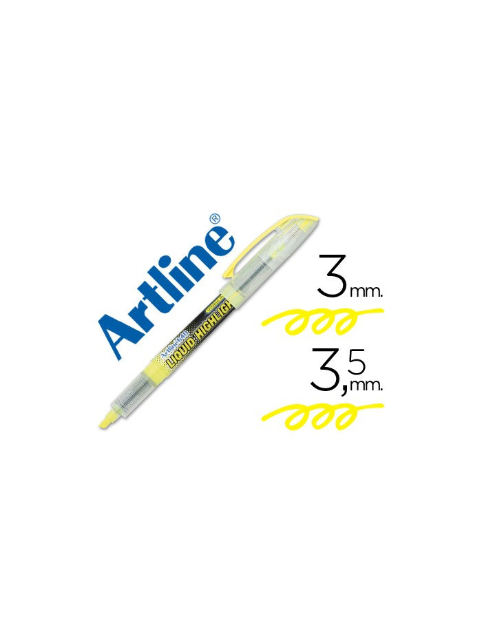 Rotulador artline fluorescente ek-640 amarillo punta biselada Rotulador artline fluorescente ek-640 amarillo punta biselada