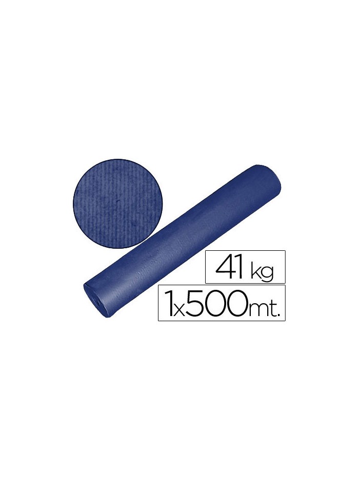 Papel kraft azul bobina 1,00 mt x 500 mt especial para embalaje Papel kraft azul bobina 1,00 mt x 500 mt especial para embalaje