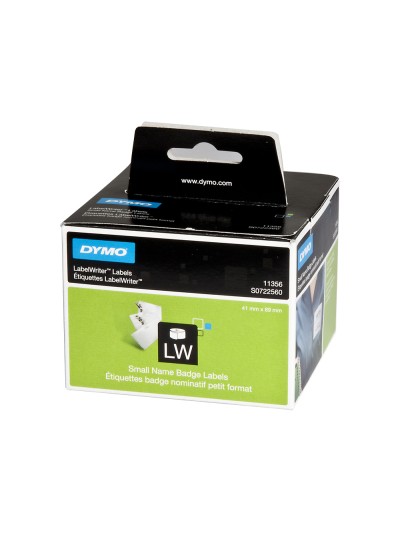 Etiqueta adhesiva dymo 11356 -tamaño 89x41 mm para impresora 400 300 etiquetas uso identificacion